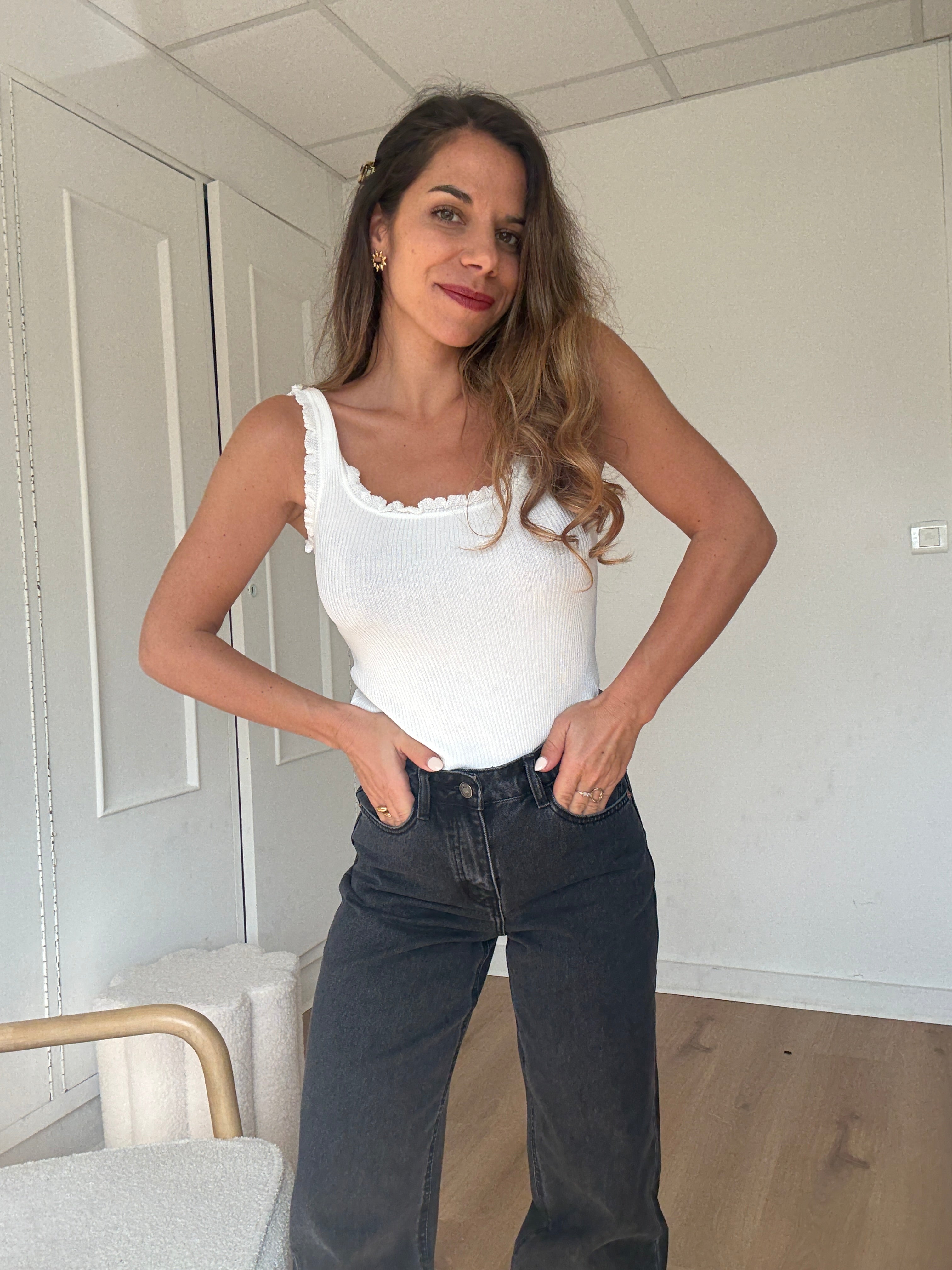 Top Nora Blanco