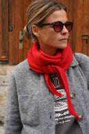Foulard Arthus Maille Rouge