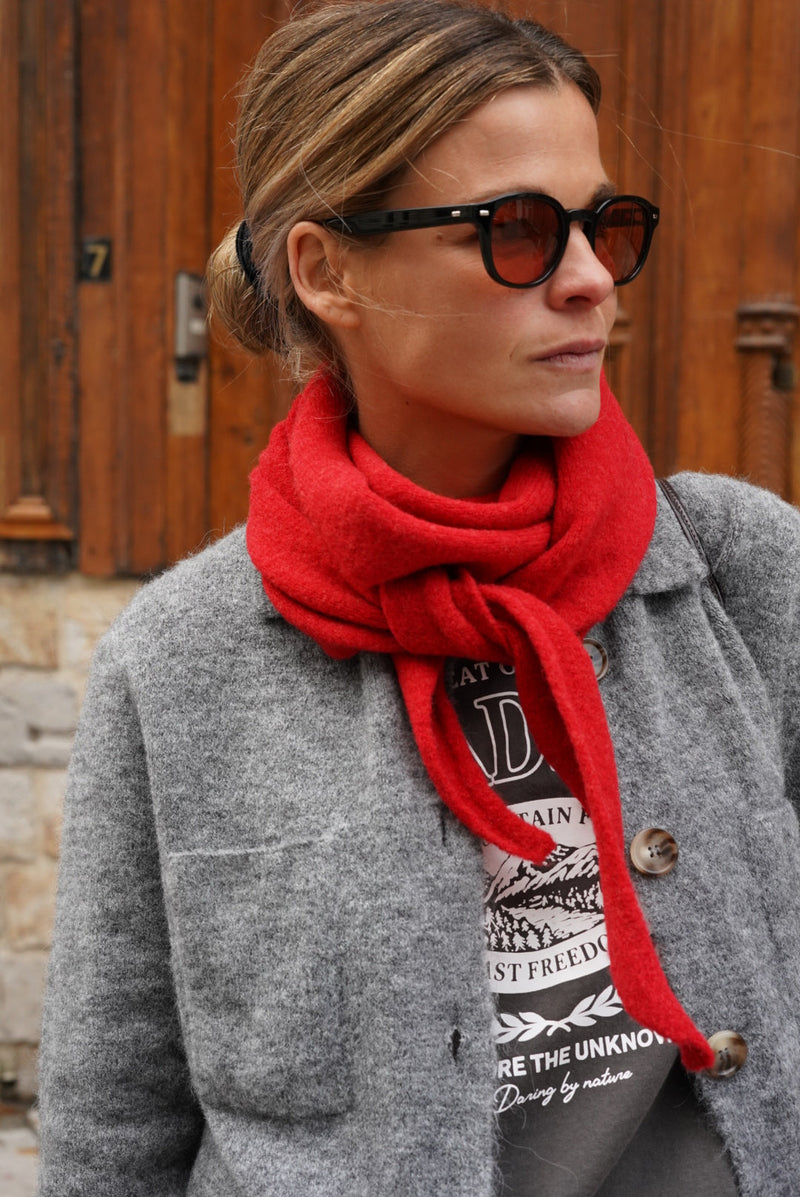 Foulard Arthus Maille Rouge