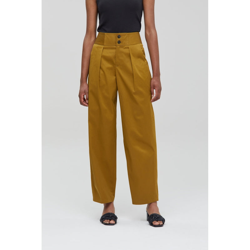 Cerrado - Pantalón Phyllis - Marrón dorado - Mujer