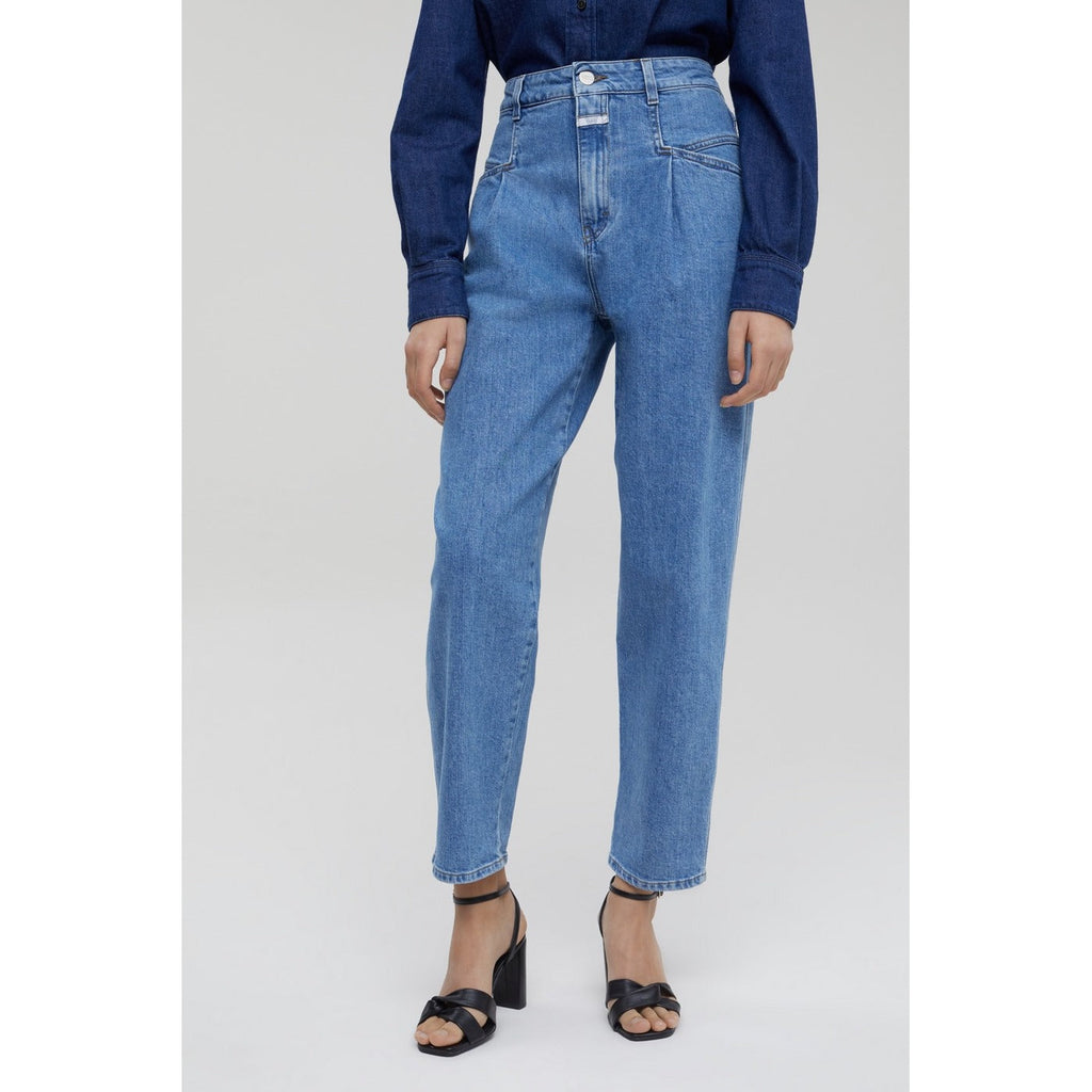 Jean in Organic Cotton - Blue - Women