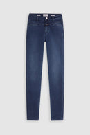 Jeans Skinny Pusher Long - Dark Blue - Femme