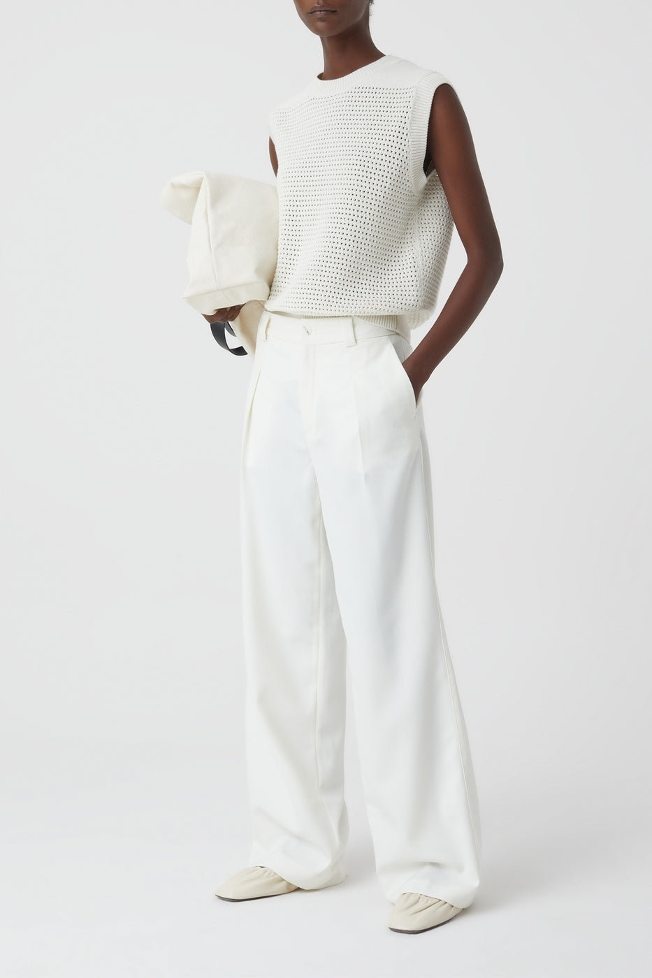 Brooks Trousers - Ivory - Women