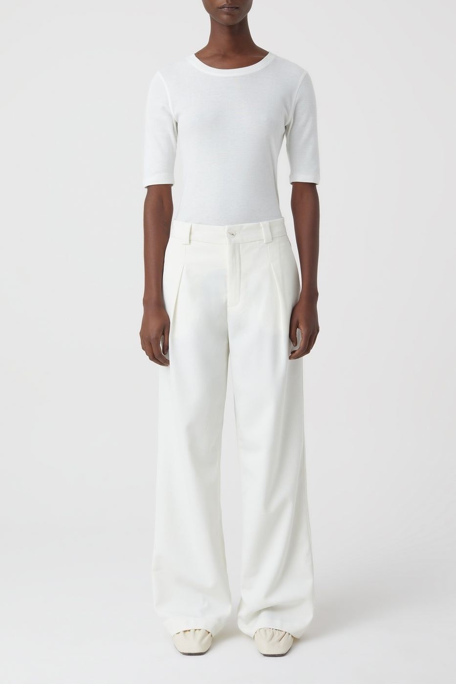 Brooks Trousers - Ivory - Women