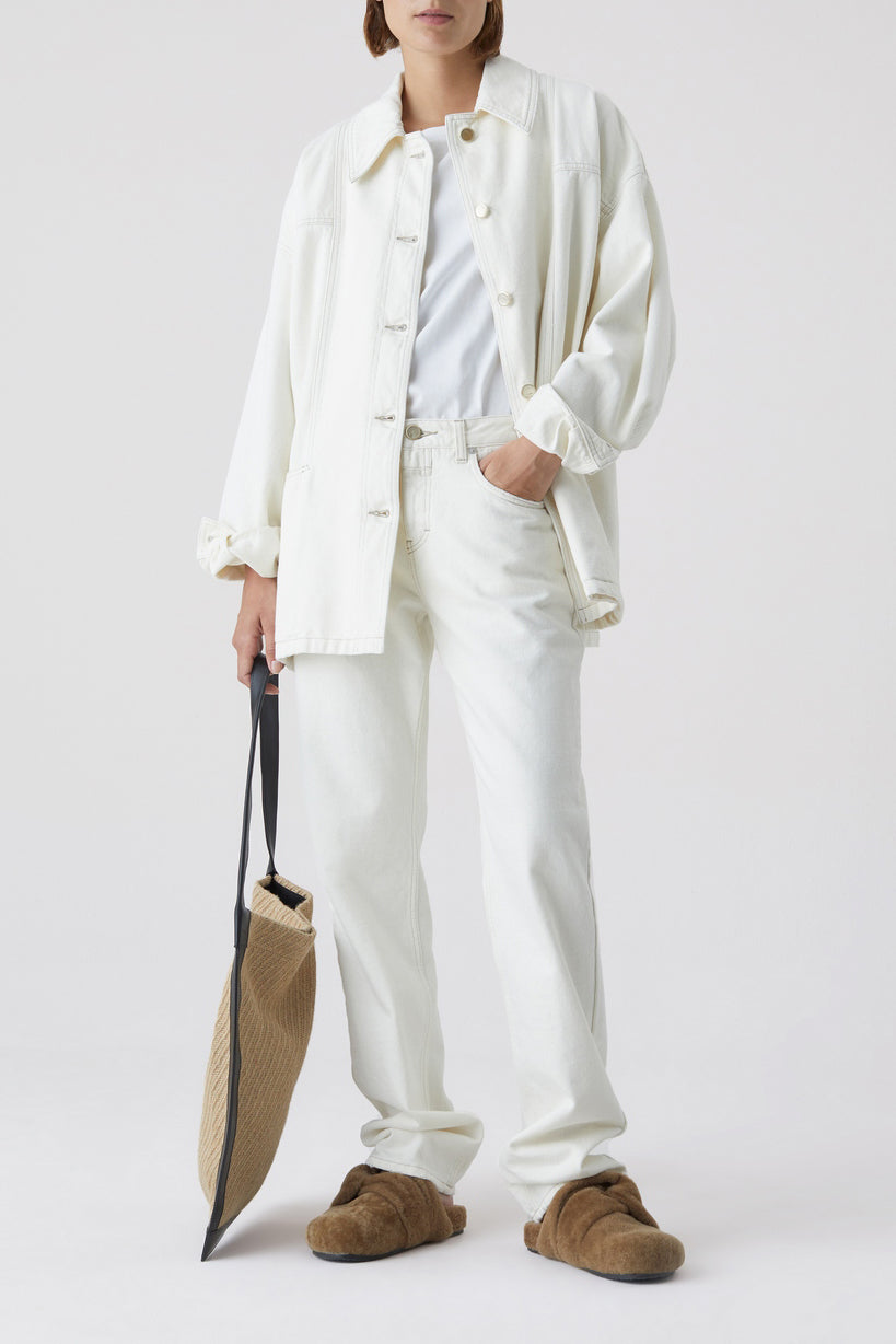 Jeans Briston - Creme - Femme