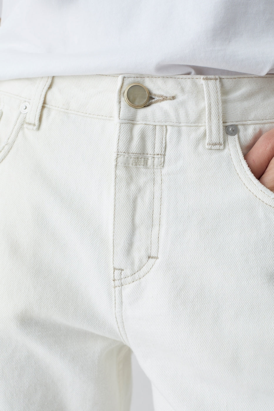 Jeans Briston - Creme - Femme