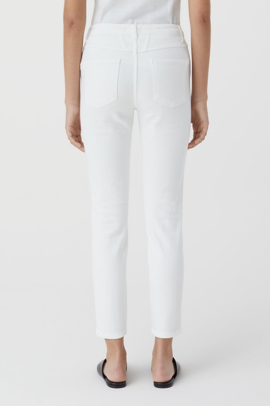 Vaqueros Skinny Pusher - White - Mujer