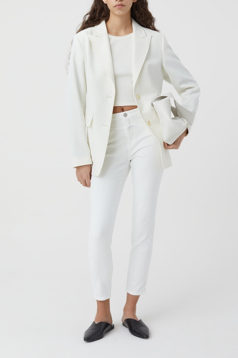Vaqueros Skinny Pusher - White - Mujer
