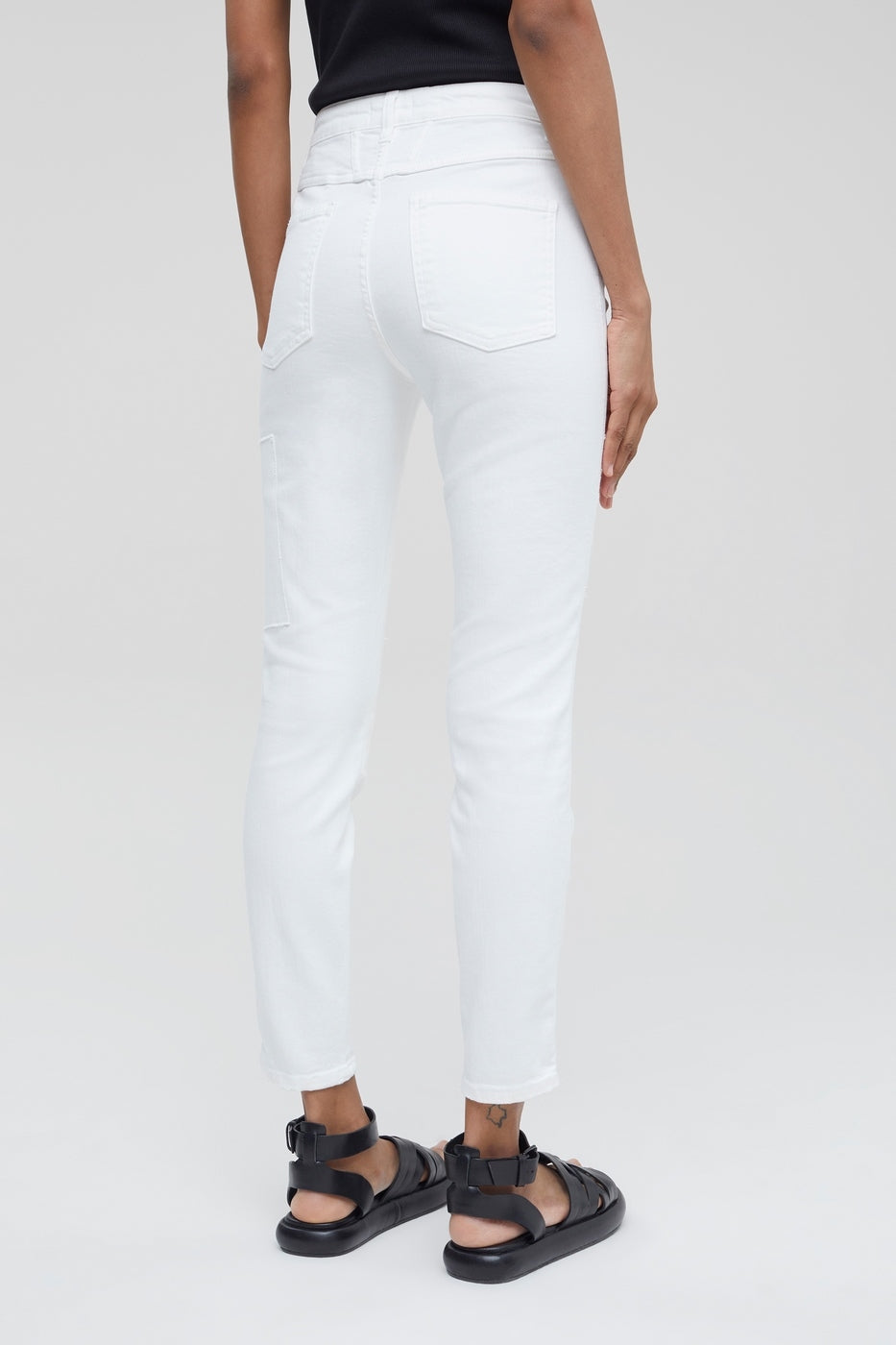 Jean Skinny Pusher - White - Femme