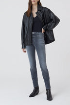Vaquero Skinny Pusher - Mid Grey - Mujer
