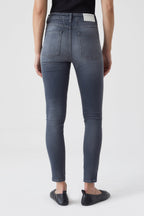 Vaquero Skinny Pusher - Mid Grey - Mujer