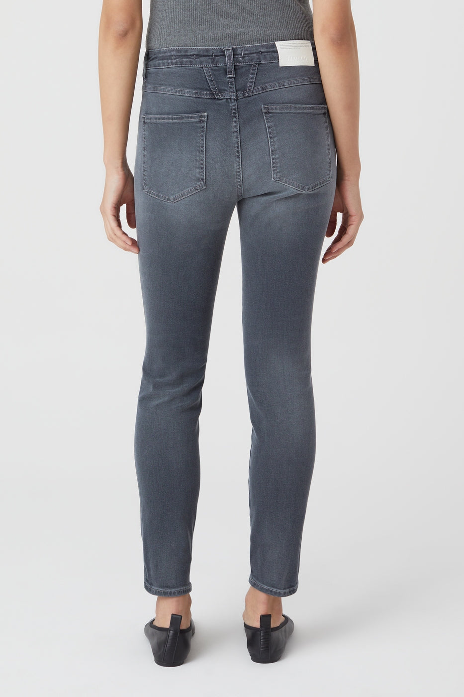 Vaquero Skinny Pusher - Mid Grey - Mujer
