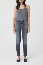 Vaquero Skinny Pusher - Mid Grey - Mujer