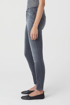 Vaquero Skinny Pusher - Mid Grey - Mujer