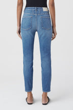 Skinny Pusher Jeans - Mid Blue - Women