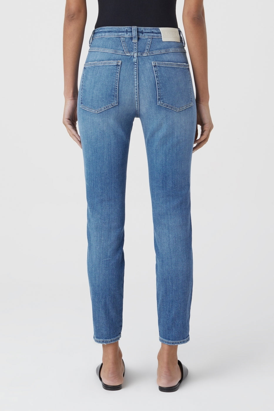 Skinny Pusher Jeans - Mid Blue - Women