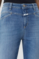 Jeans Skinny Pusher - Mid Blue - Femme