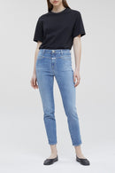 Jeans Skinny Pusher - Mid Blue - Femme