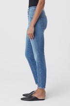 Skinny Pusher Jeans - Mid Blue - Women