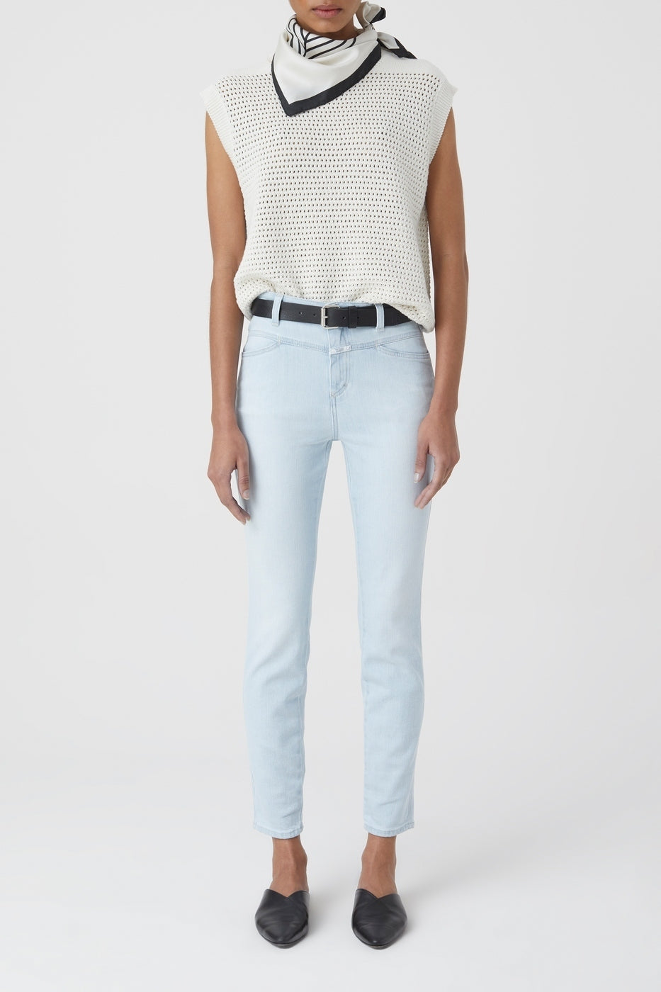 Jean Skinny Pusher - Light Blue - Mujer