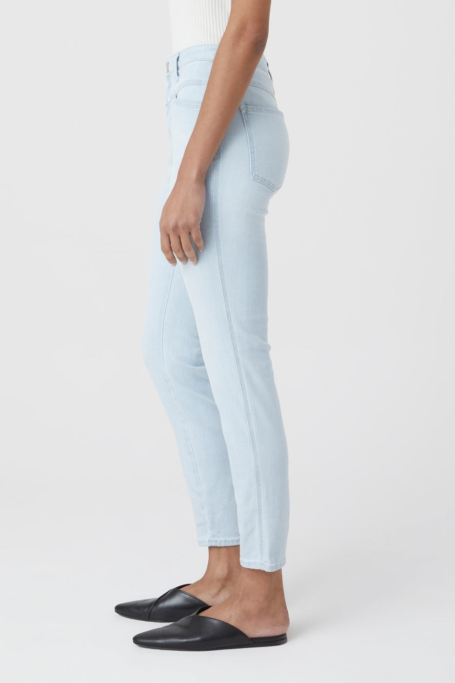Jean Skinny Pusher - Light Blue - Mujer