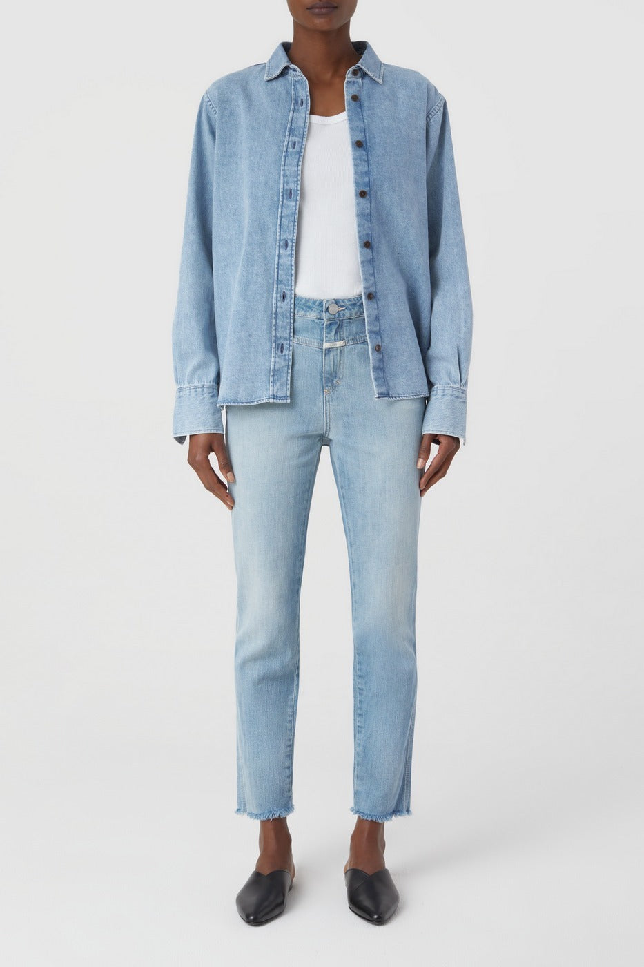 Jeans Skinny Pusher - Light Blue - Femme