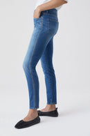 Jeans Skinny Pusher - Mid Blue - Femme