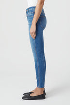 Skinny Pusher Jeans - Mid Blue - Women