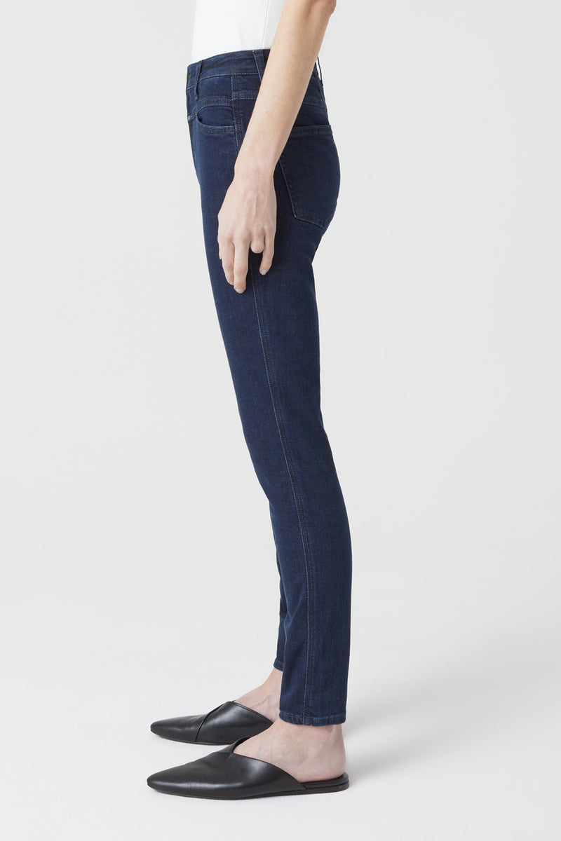 Jeans Skinny Pusher - Dark Blue - Femme