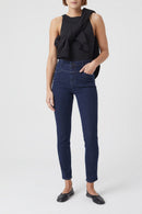 Jeans Skinny Pusher - Dark Blue - Femme