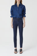 Jeans Skinny Pusher - Dark Blue - Femme