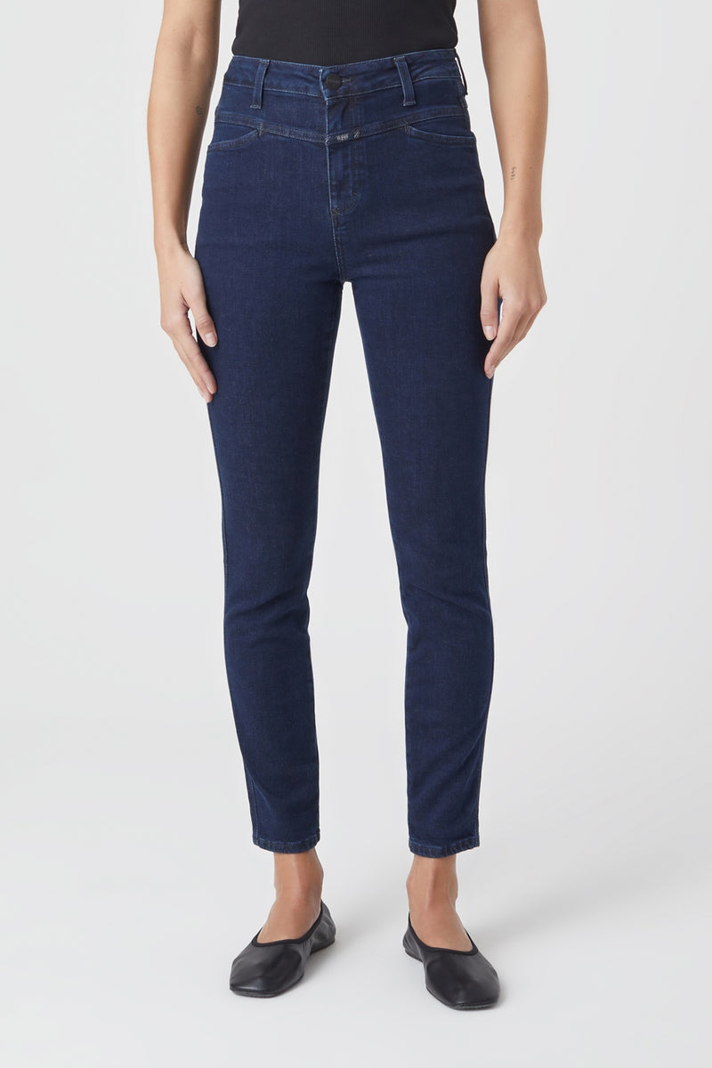 Jeans Skinny Pusher - Dark Blue - Femme