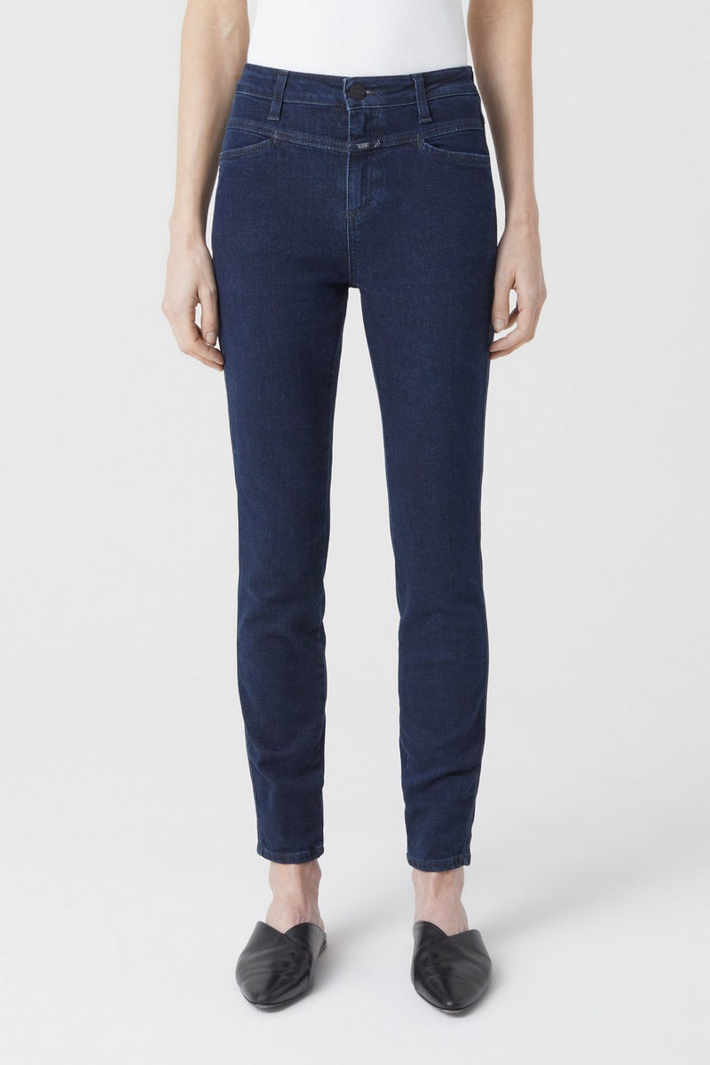 Jeans Skinny Pusher - Dark Blue - Femme