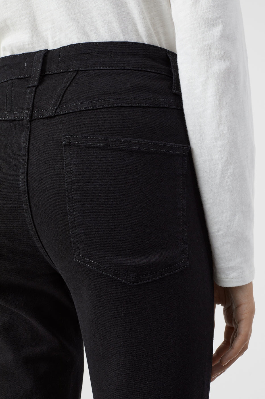 Skinny Pusher Jeans - Black - Women