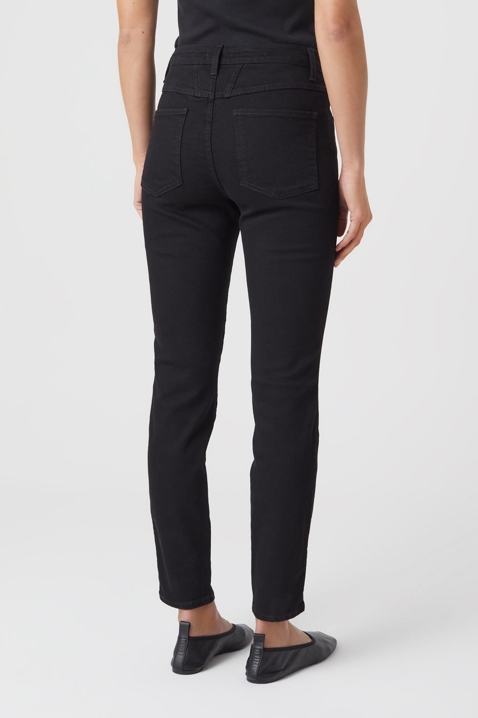 Skinny Pusher Jeans - Black - Women