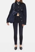 Vaquero Skinny Pusher - Dark Grey - Mujer