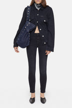 Vaquero Skinny Pusher - Dark Grey - Mujer