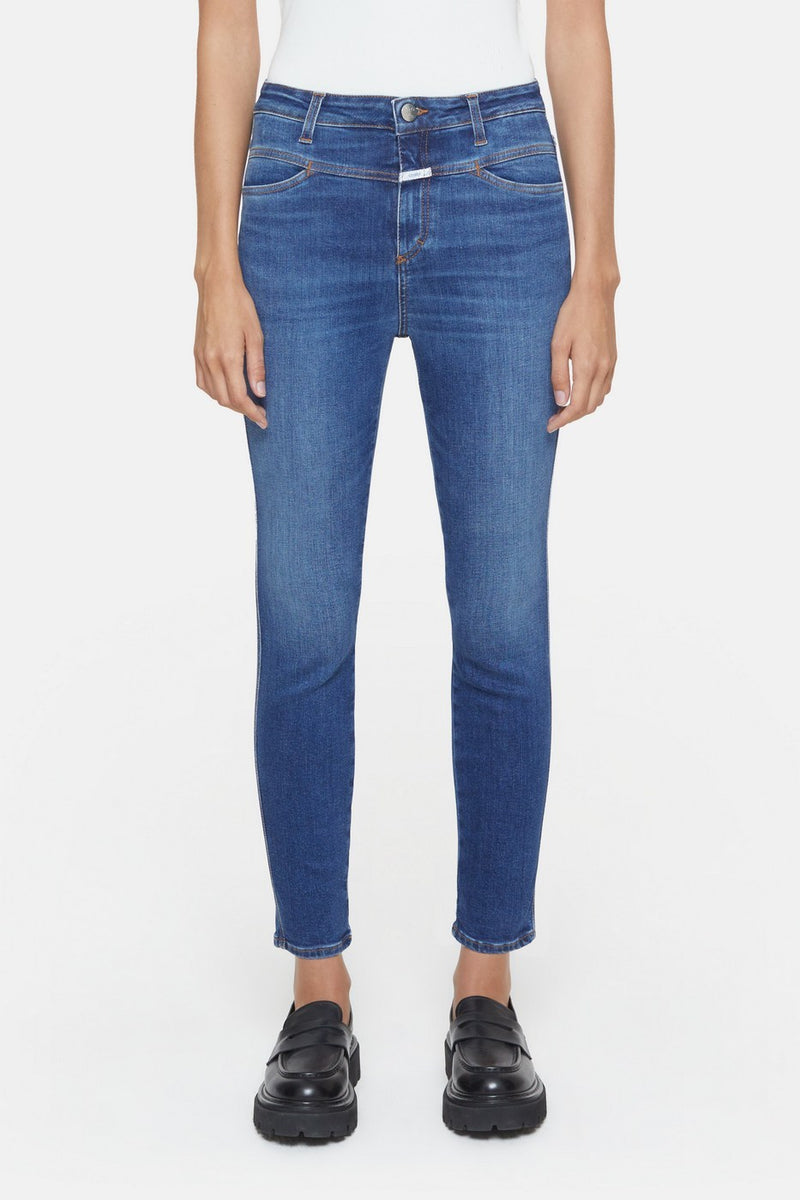 Jeans Skinny Pusher - Dark Blue - Femme