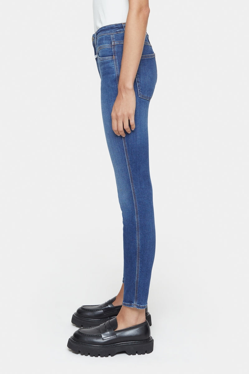 Jeans Skinny Pusher - Dark Blue - Femme