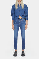 Jeans Skinny Pusher - Dark Blue - Femme