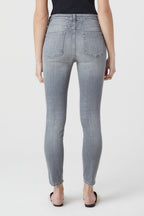 Vaquero Skinny Pusher - Mid Grey - Mujer