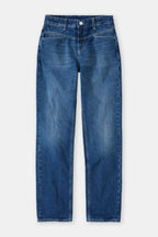 Straight-X Jeans - Dark Blue - Women