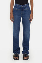 Straight-X Jeans - Dark Blue - Women
