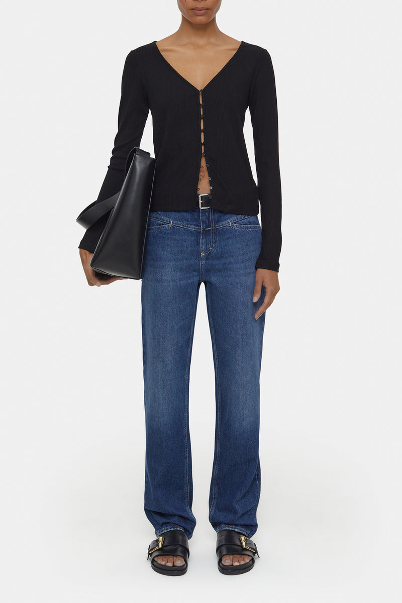 Jeans Straight-X - Dark Blue - Femme