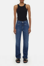 Straight-X Jeans - Dark Blue - Women