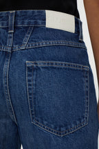 Straight-X Jeans - Dark Blue - Women