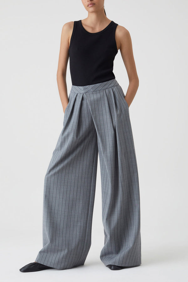 Pantalon Zola - Dark Grey Melange - Femme