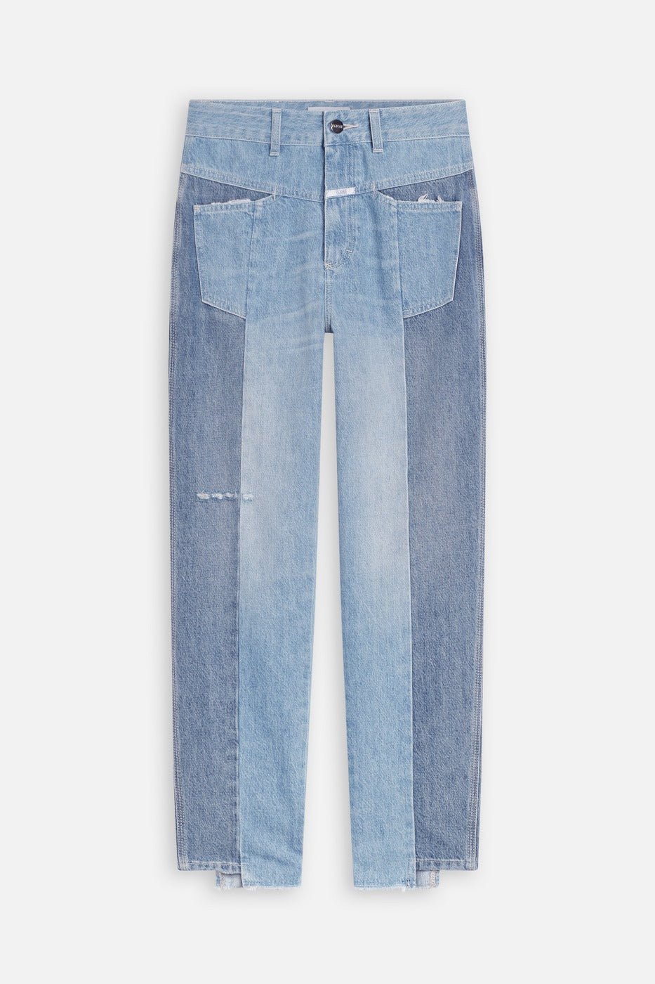 Jean Relaxed de Algodón Orgánico - Azul - Mujer