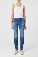 Jeans Baker Long - Dark Blue - Femme