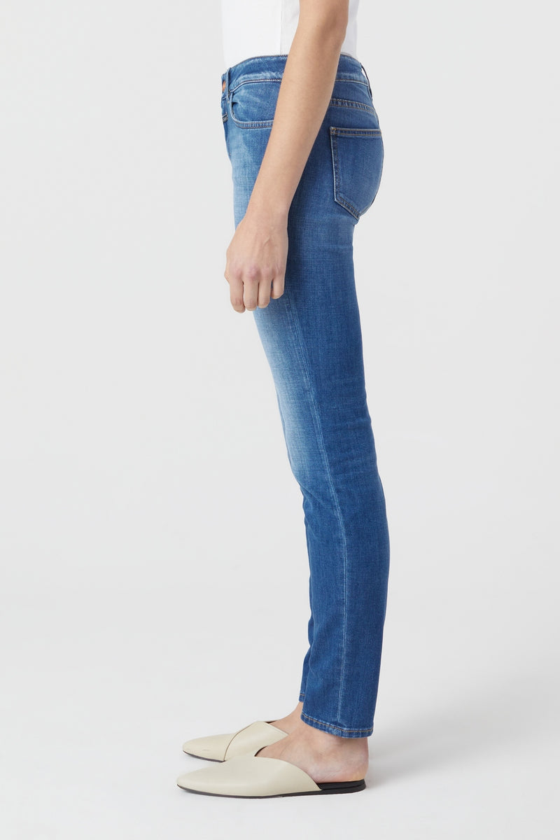 Jeans Baker Long - Dark Blue - Femme